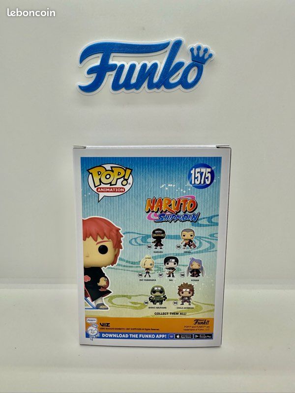 Funko Pop Naruto Shippuden Sasori #1575 EXCLUSIVE - Figurine Collector Neuve