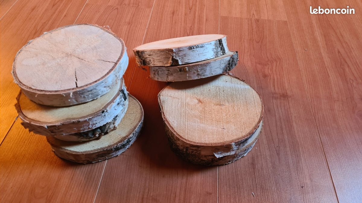 Lot de 11 rondins en bois déco mariage ou anniversaire (image 2)