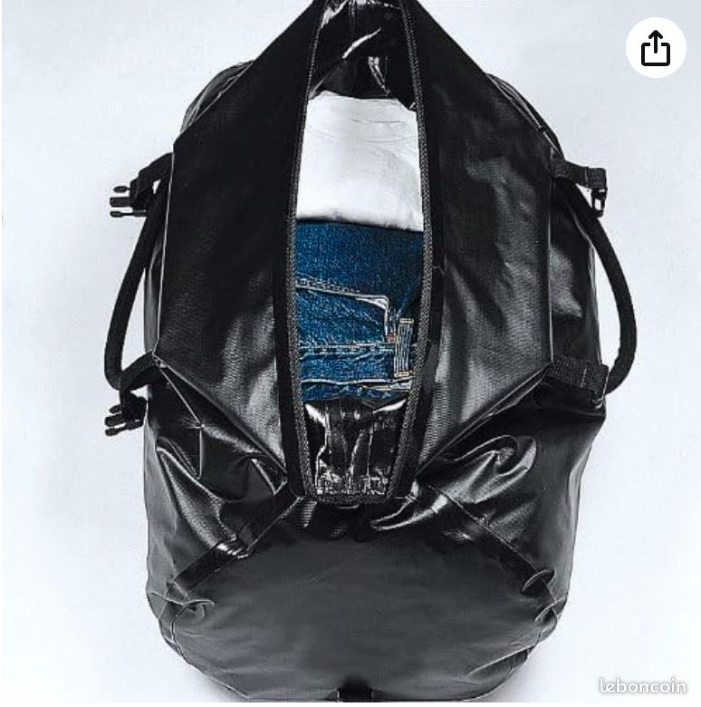 Sacoche Guidon Moto QBag Pour GPS/Smartphone | Fixation Universelle, Noir, Pratique Pour La Navigation
