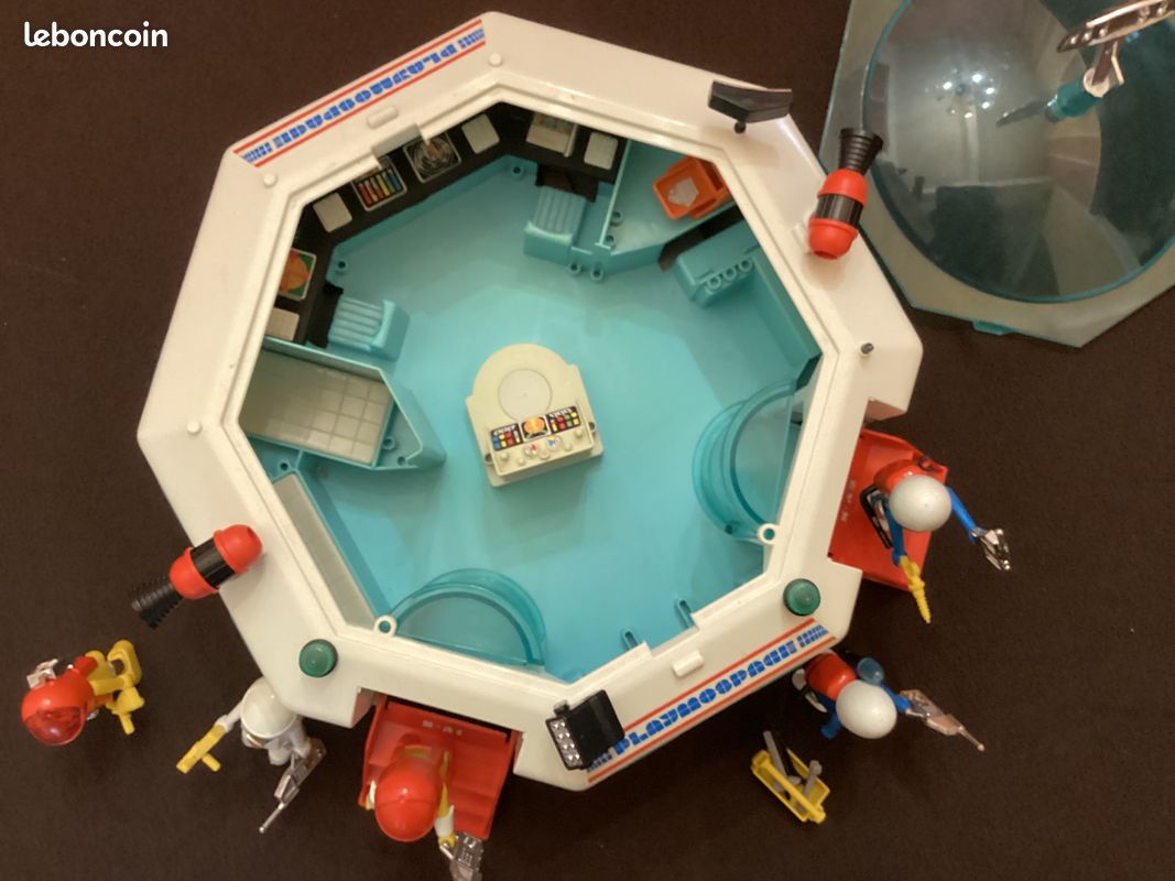 PLAYMOBIL vintage espace playmospace base spatiale et accessoires