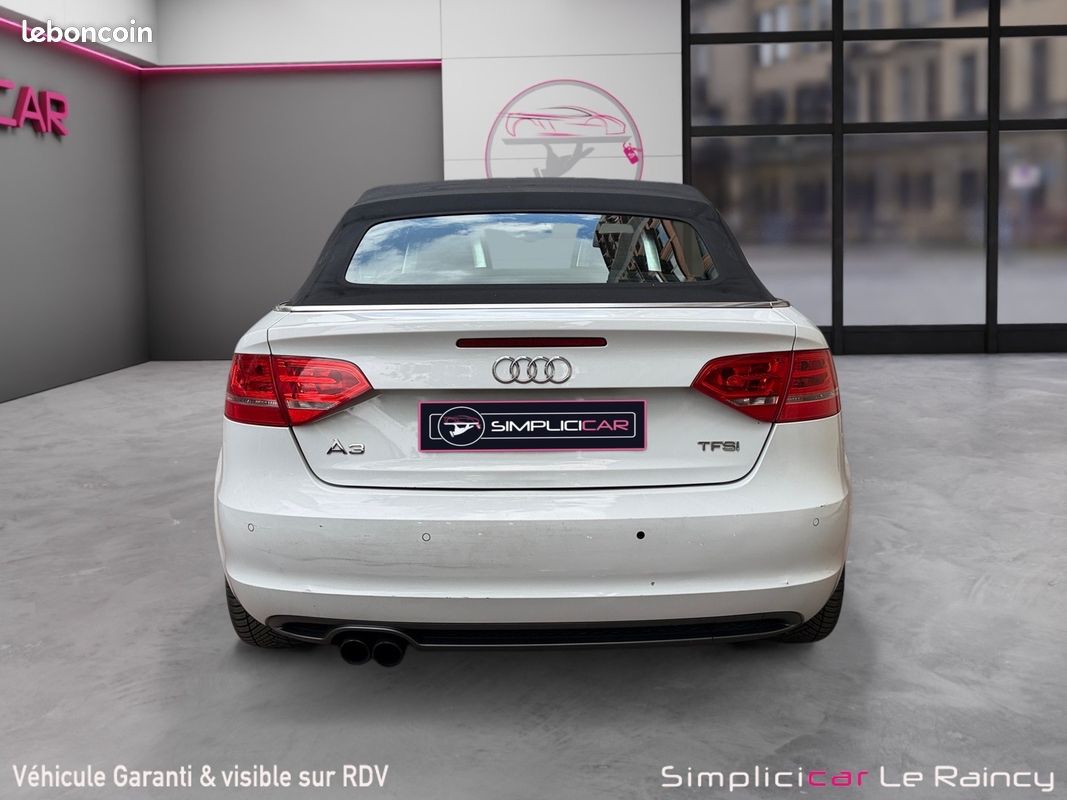 AUDI A3 Cabriolet 1.8 TFSI 160 S LINE PLUS S TRONIC 160Ch Garantie 12 mois (image 5)