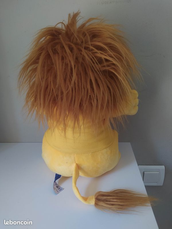 Peluche Lion Mascotte LCL Crédit Lyonnais - Tour De France Cyclisme - 30 Cm