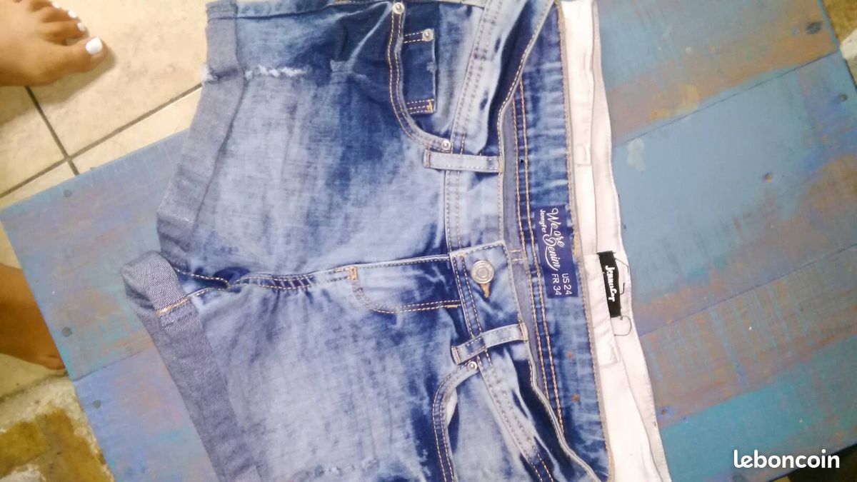 Lot de 2 shorts Jean Jennyfer ado ou adu (image 2)