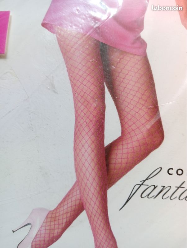 Collant Phildar neuf fantaisie rouge (image 8)