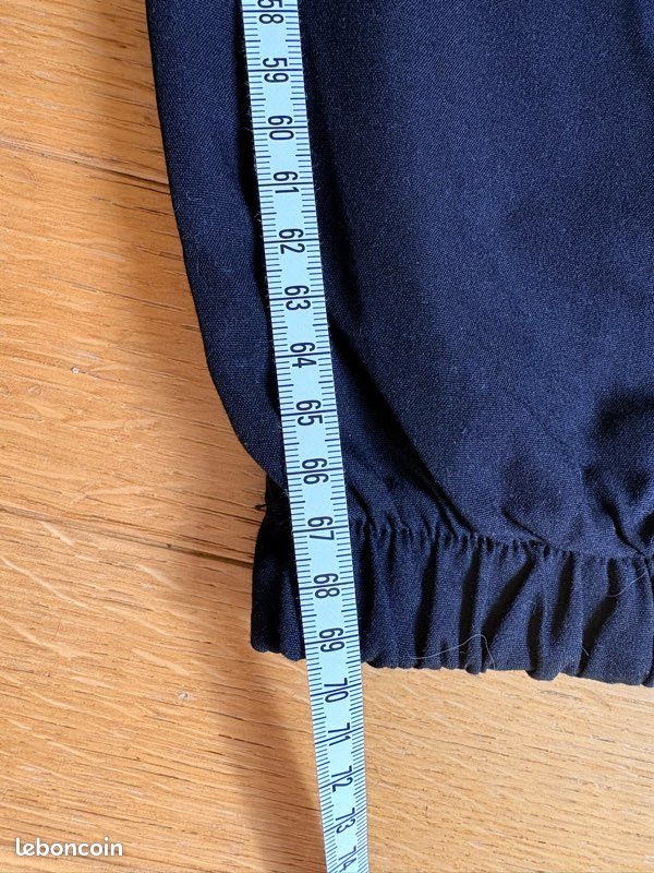 Pantalon cargo taille L noir homme /ado (image 7)