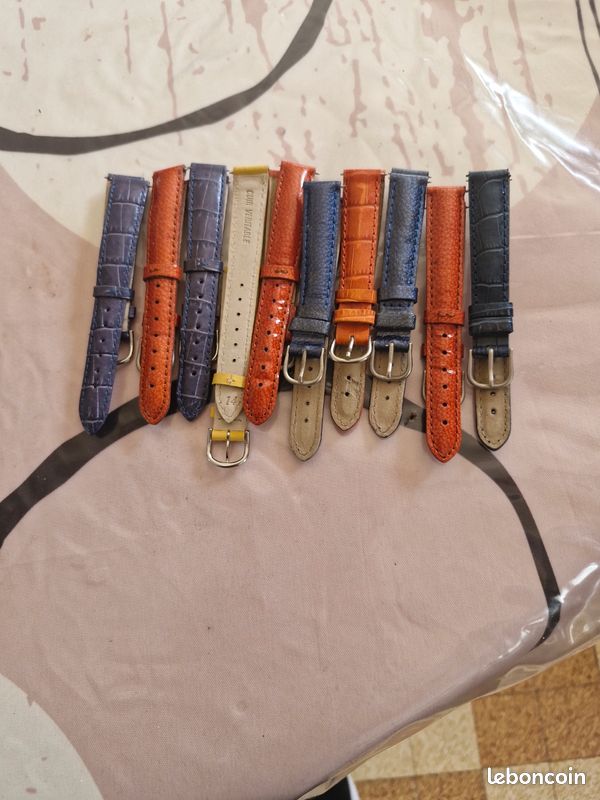Lots de 10 bracelet vintage cuir 14mm (image 2)