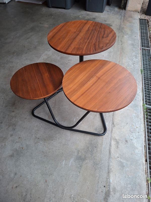 Table basse 3 plateaux Habitat (image 1)