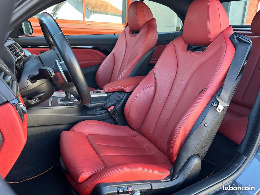 BMW SERIE 4 CABRIOLET 3.0 435 D 315 M-SPORT XDRIVE BVA + affichage tete haute + sieges elec a memoire (image 12)