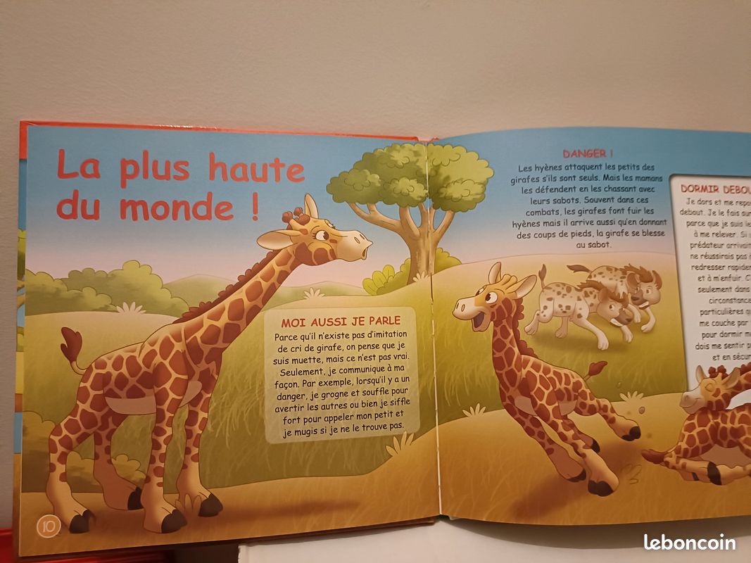 Livre Les animaux de la savane La Girafe (image 3)