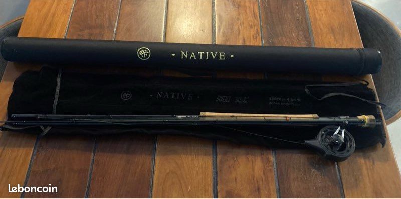 Canne à pêche truite nymphe Native 330 (image 1)