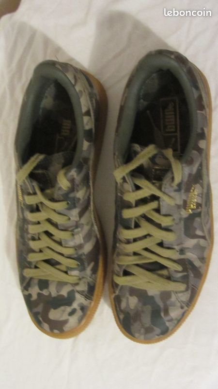 Baskets homme garçon PUMA militaire pointure 40 (image 2)