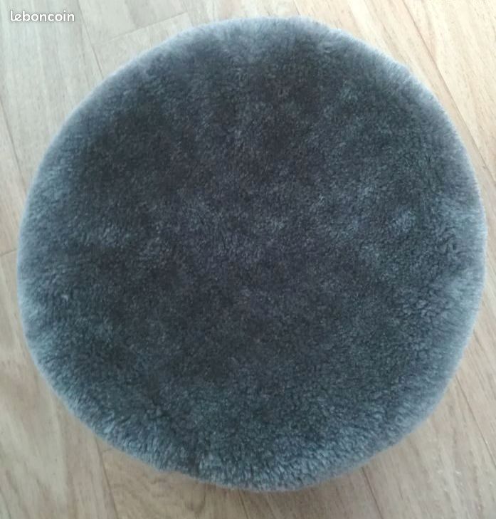 Béret peluche gris (image 2)