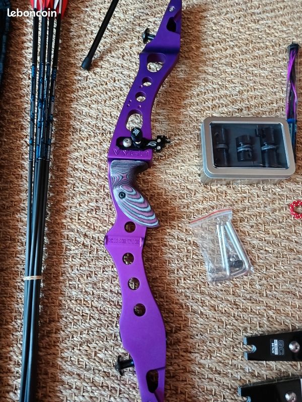 Kit complet d'arc Kinetic barebow, idéal pour la pratique du tir à l'arc en compétition ou loisir (image 2)