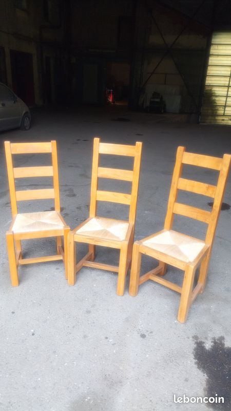 Lot chaises paysannes ou à l'unité (image 1)