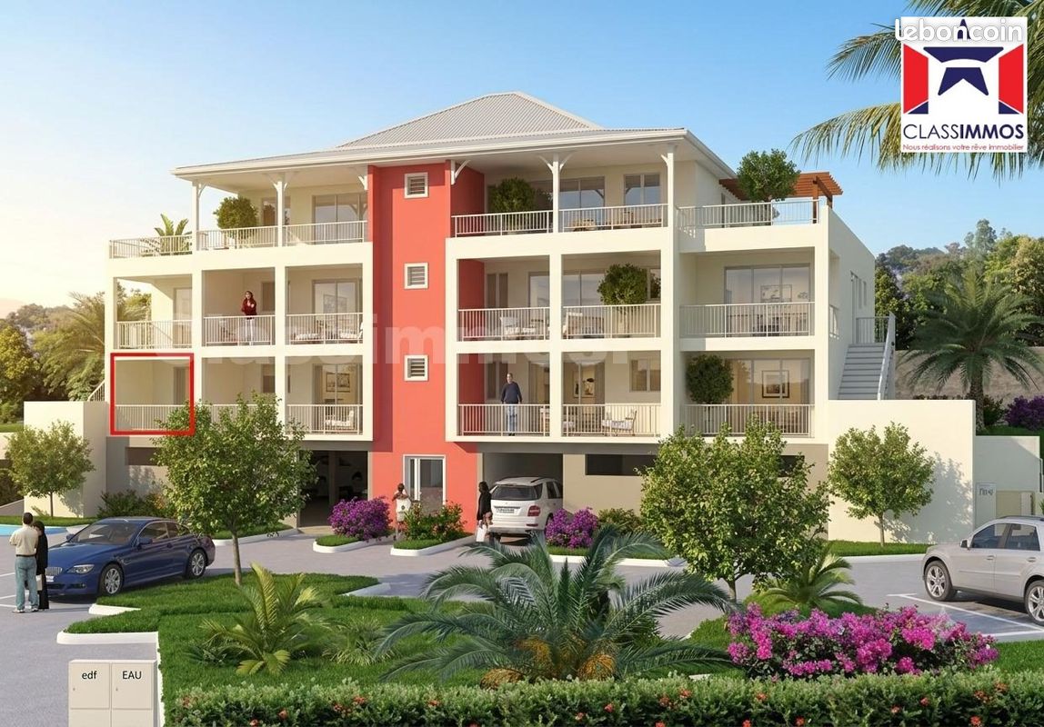 Appartement 2 pièces 39 m² · au Lamentin · 39 m² · 205 500 €