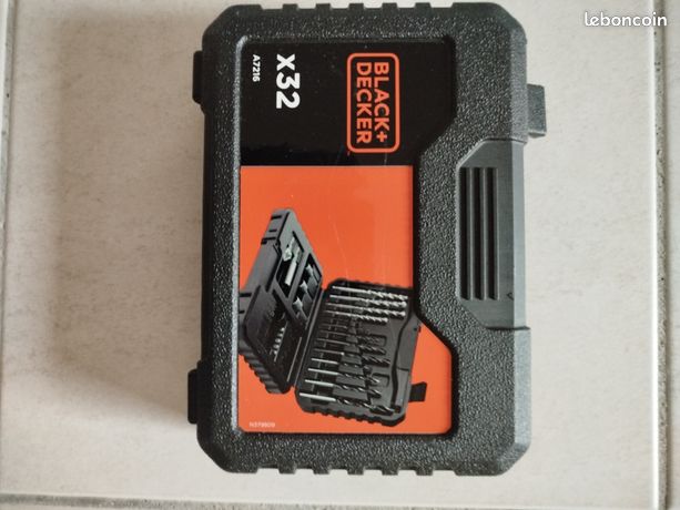 BLACK + DECKER Coffret Avec Accessoires De Percage Et Vissage 32 Pieces