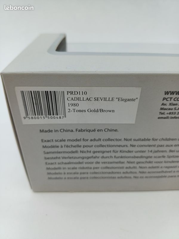 Premium X Cadillac Seville Elegante 1980 marron métallisé 1/43 PRD110 (image 17)