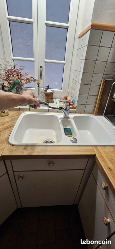 [A SAISIR] Cuisine complète MOBALPA Hêtre Massif (certifié label NF) + Équipements Prix : 900 (Négociable si enlèvement rapide avant le 08/02) (image 9)