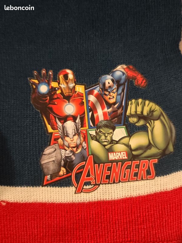 Écharpe bonnet avengers (image 2)