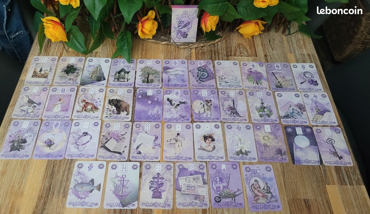 Oracle Lavender Lenormand – Merveille – Format de Poche – Neuf sous Cello (image 6)