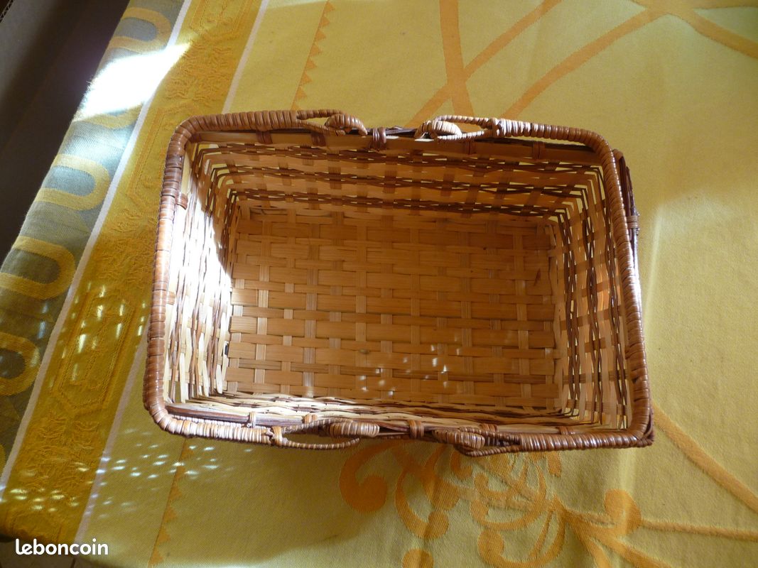 Panière en osier avec anses (image 3)