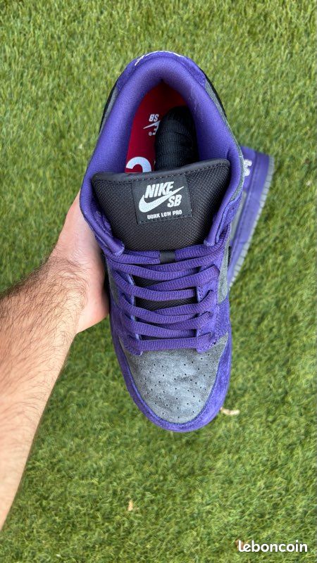Purple Sb Dunk Low Supreme Sb Dunk Low Trainers Nike X Supreme