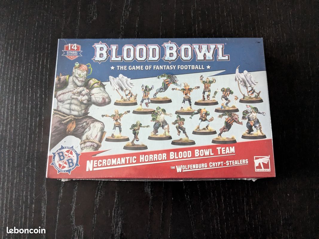 Games Workshop - Blood Bowl : Équipe Horreur Nécromantique - Les Voleurs De Cryptes De Wolfenburg
