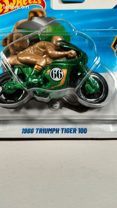 1966 Triumph Tiger 100 Hotwheels Moto Treasure Hunt TH (image 5)