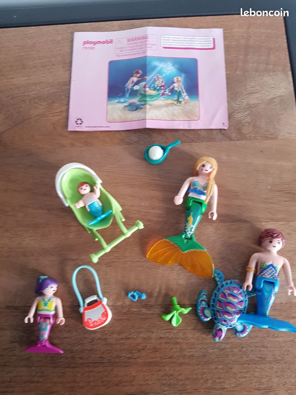 Playmobil Petite Sirène - Série Mer Fairy World 70100/70509 - Queue Pliable - Occasion