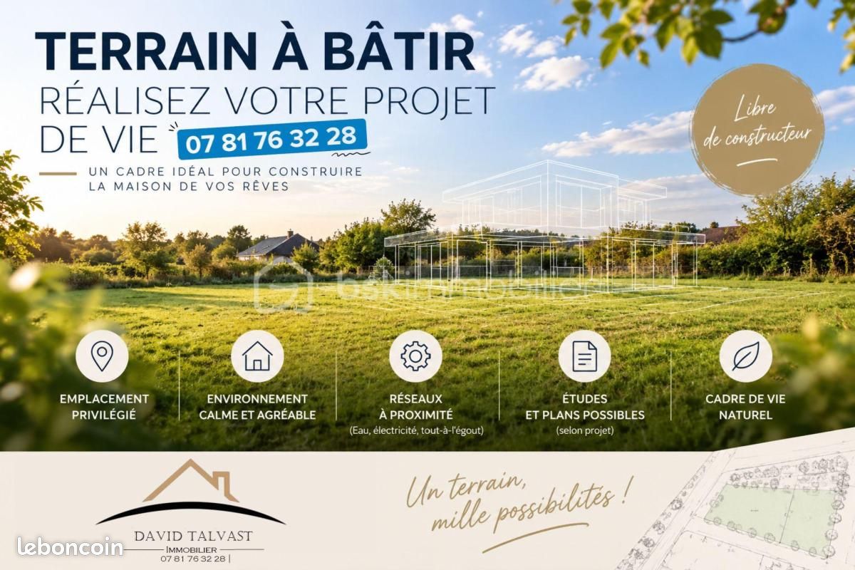 Terrain 749 m² · à Évrecy · 69 000 €