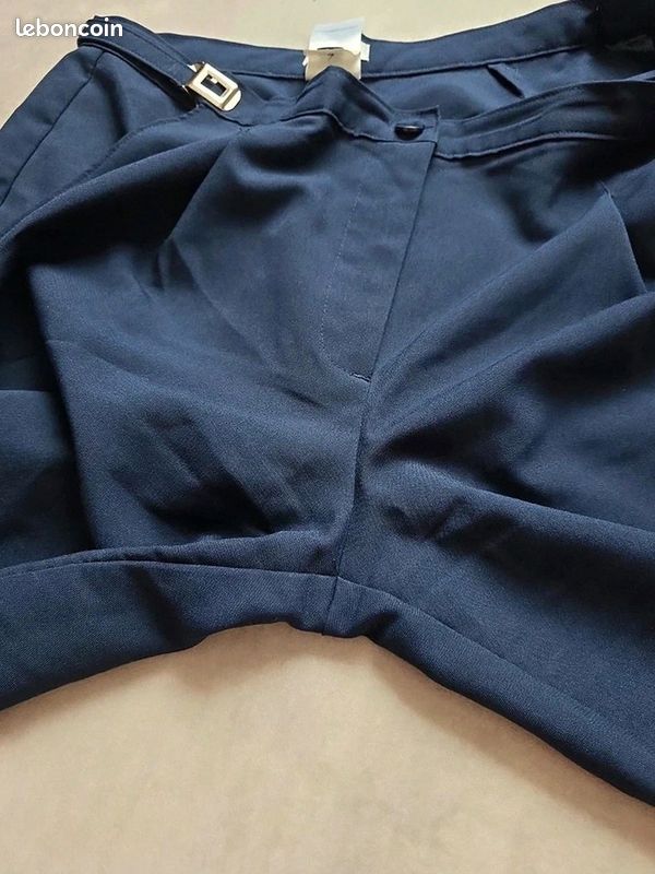 Pantalon de tailleur femme damart bleu marine taille 44 (image 12)