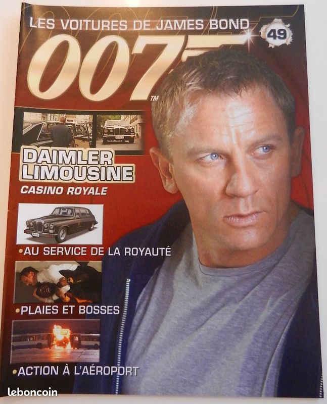 DAIMLER LIMOUSINE - Livret collection James Bond (image 1)