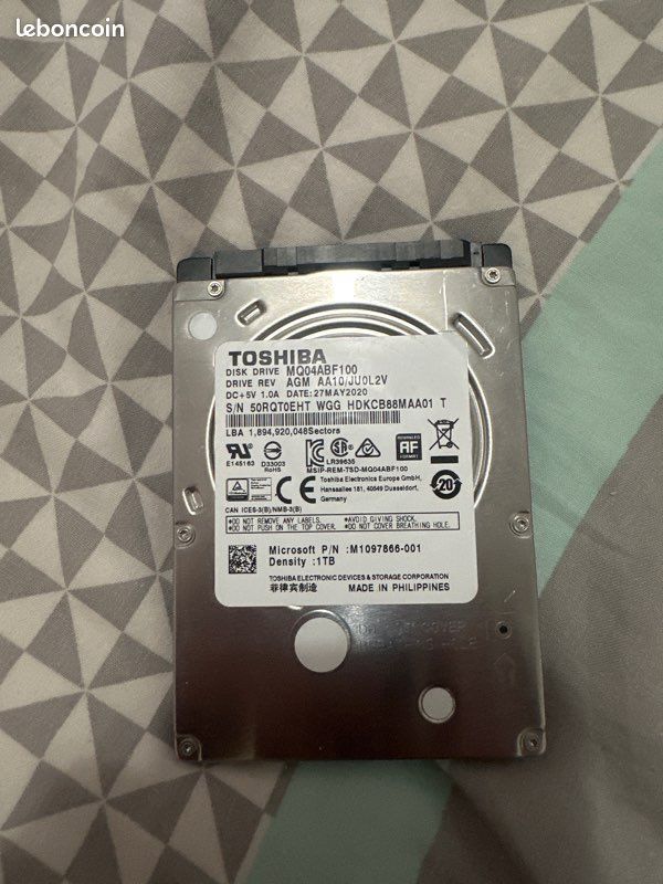 Disque Dur Interne Toshiba Modèle MK2555GSX D'occasion !! | eBay