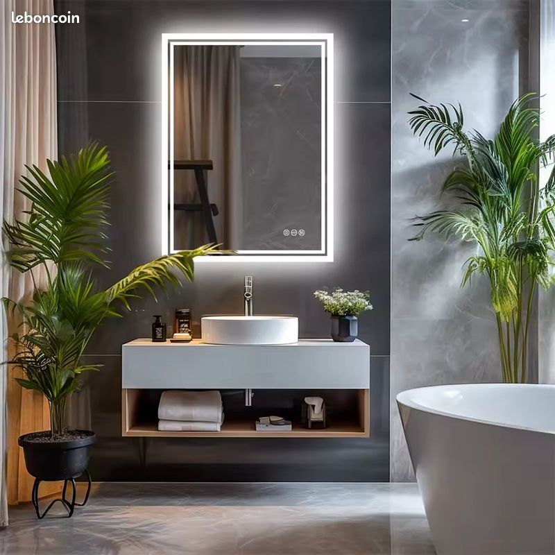 Miroir LED moderne – quasi neuf (image 2)