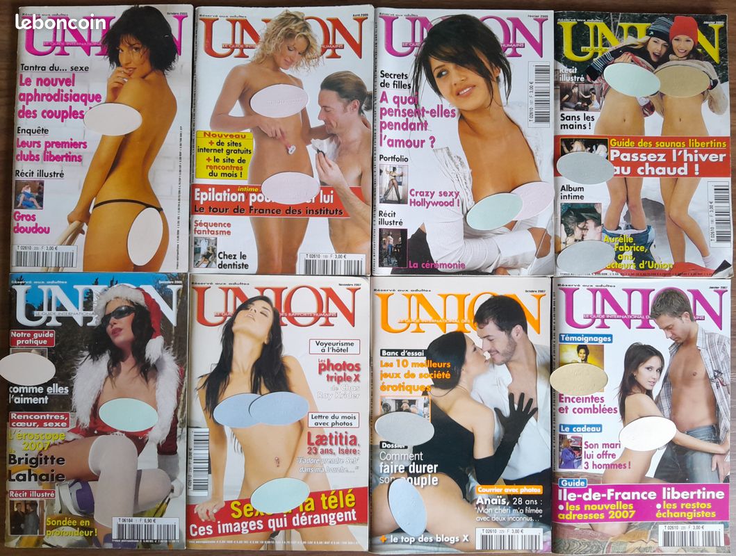 Lot 8 Magazines Union 2005, 2006 et 2007 - Livres