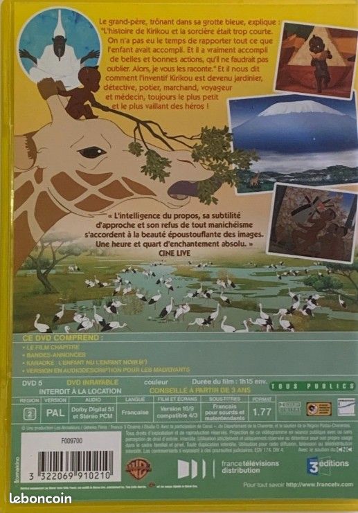 Kirikou et les bêtes sauvages (dvd) (image 2)