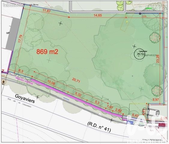 Terrain 869 m² · à Saint-Denis · 869 m² · 199 500 €