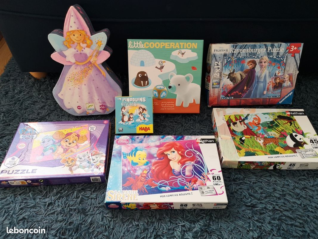 Lot puzzle et jeux enfants (image 1)