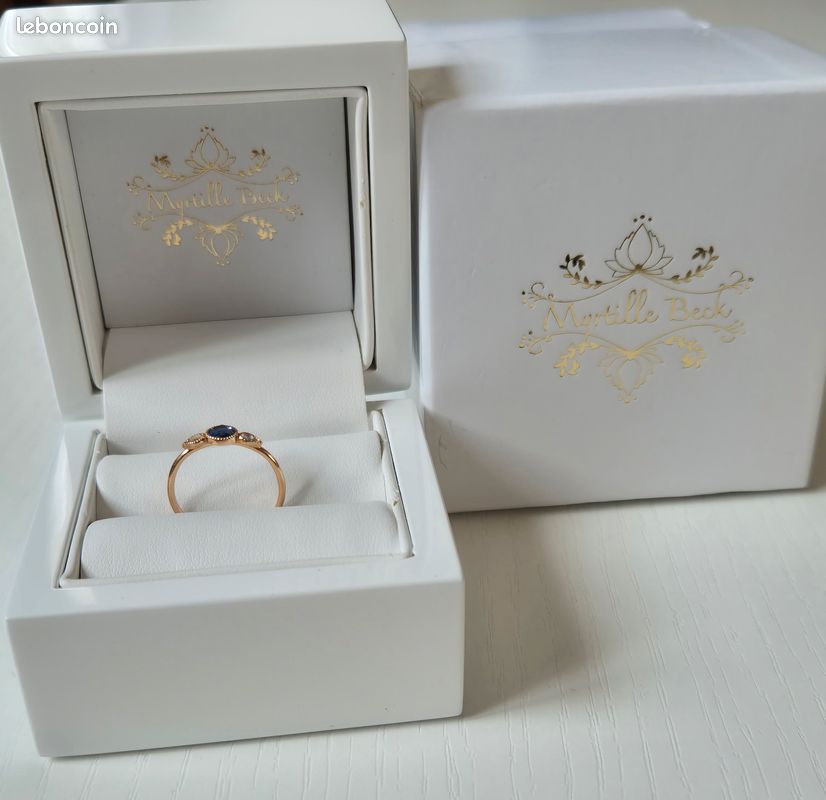 Wedding Band Alliance Myrtille Beck Bague Or Saphir Myrtille Beck