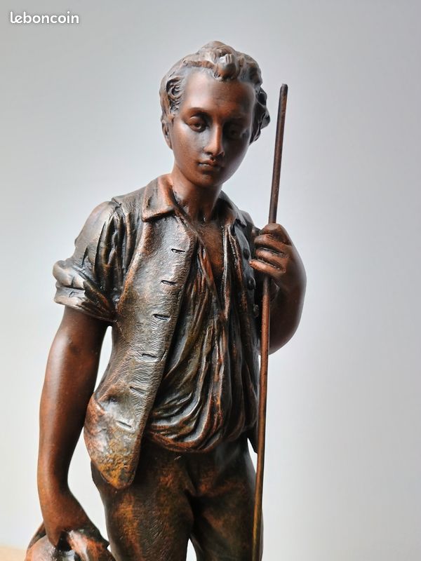 Sculptures en régule l'angélus d'après Adrien Gaudez (image 12)