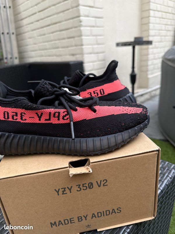 adidas yeezy boost 350 v2 Rouge enfant