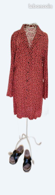 Robe courte imprimé léopard 38 Vêtements