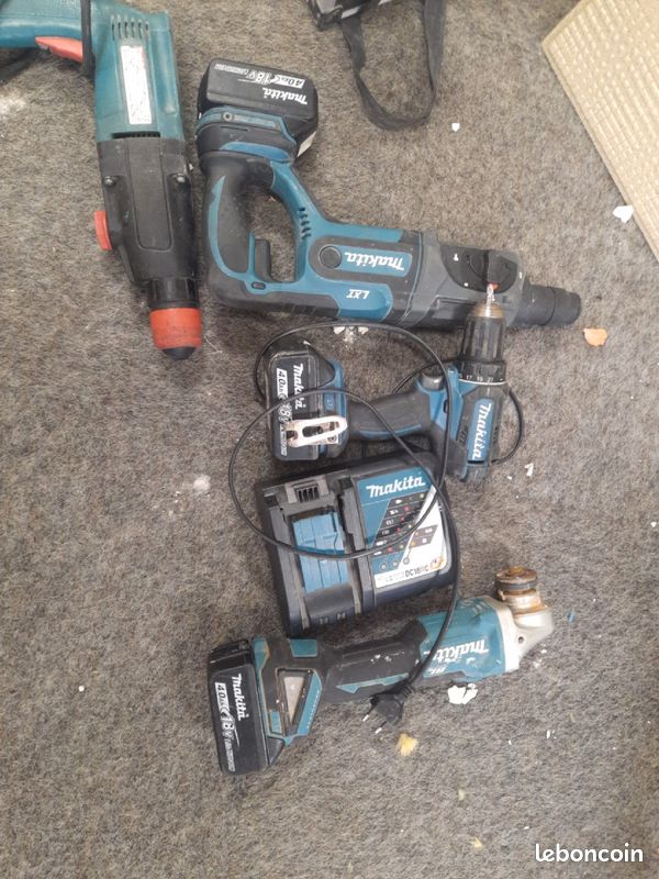 Lot Makita visseuse, perceuse, meuleuse (image 1)