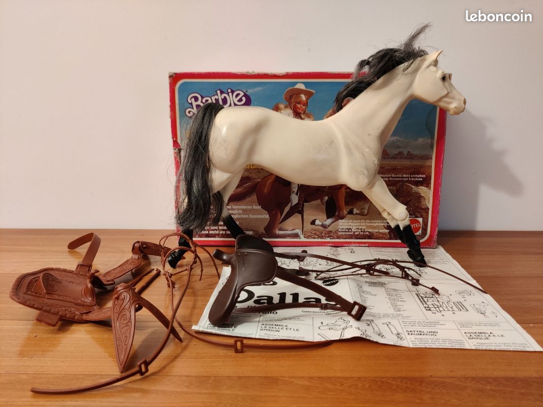 Barbie Vintage Dallas Cheval Mattel Année 1981 Presque