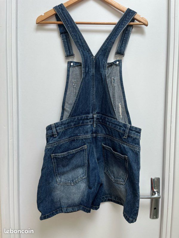 Combishort Jennyfer Taille 40 Bleu - Occasion Très Bon état Femme