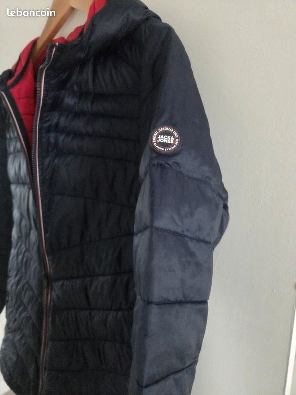 Doudoune capuche manche jack&jones (image 2)