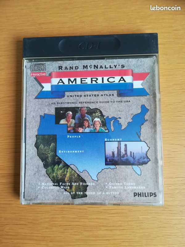 Rand McNally's America : United States Atlas pour Philips CD-i (image 1)