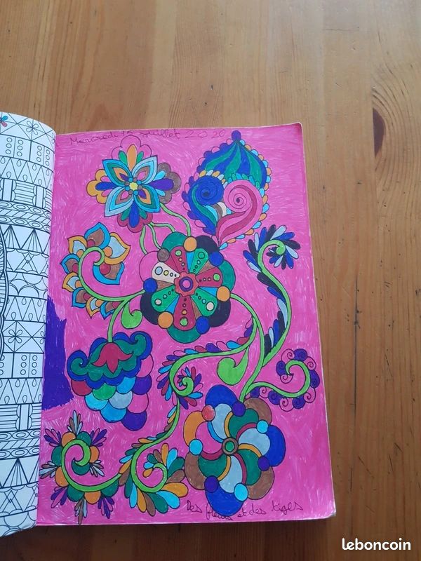 Un carnet de coloriages de couleur blanc (image 5)