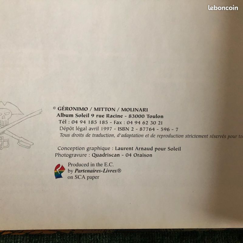 Les survivants de l'atlantique Livre quatrième Trésor mortel eo Etat neuf (image 2)