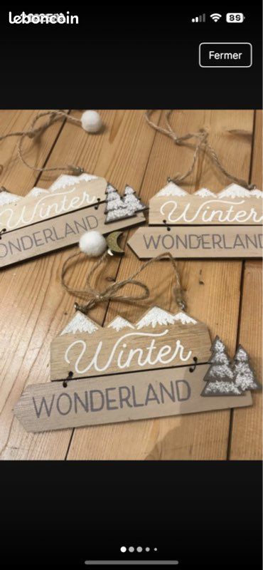 3 décorations de Noël neuves Maisons du Monde proche de Moreuil (image 1)